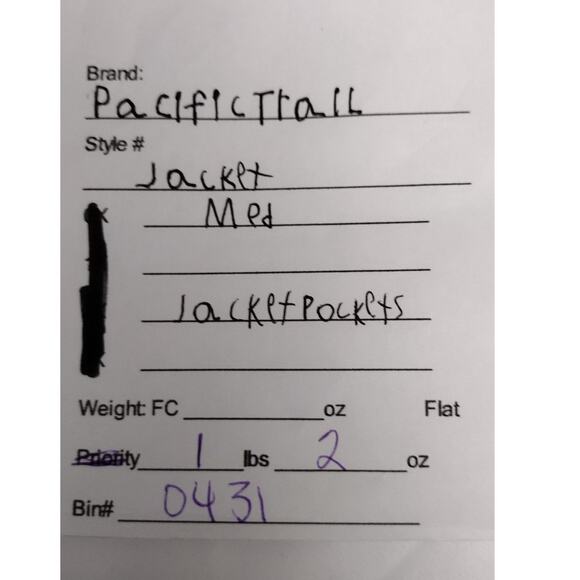 Pacific Trail sz Med Lightweight Full Zip Jacket - Picture 6 of 6